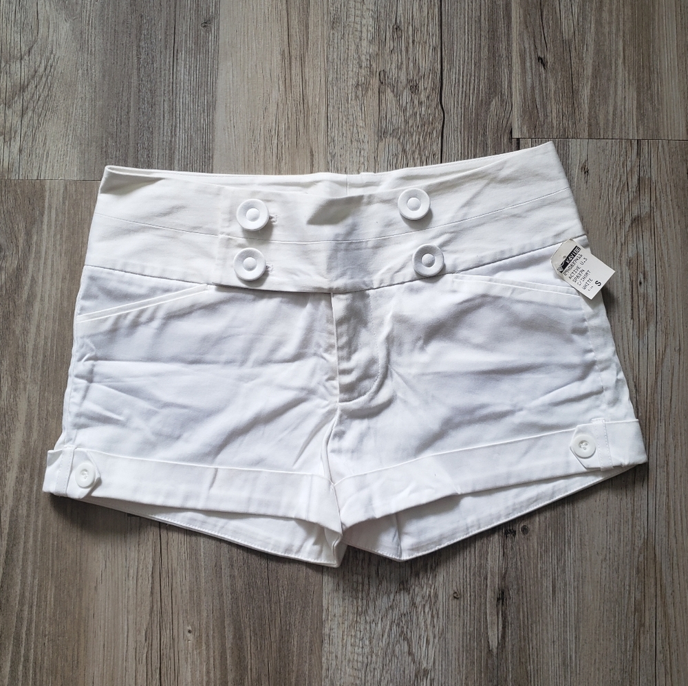 NWT Active Basic High Waist White Shorts